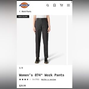Dickies 874 Women’s The Original Work Pant